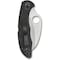 Spyderco 2024 Spyderco Tasman Salt 2 Lightweight Black H1 Serrated SPY-C106SBK2 - alternate 2